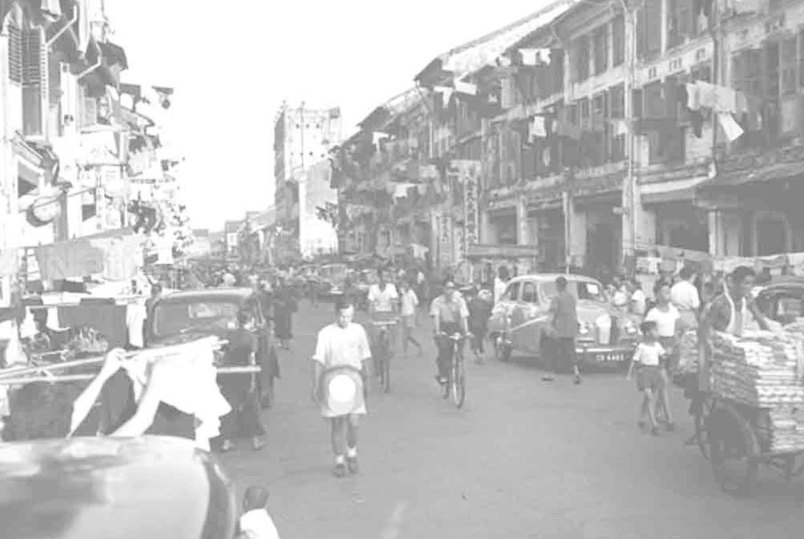 Historic Chinatown street, Singapore, home to early Sam Sui immigrants